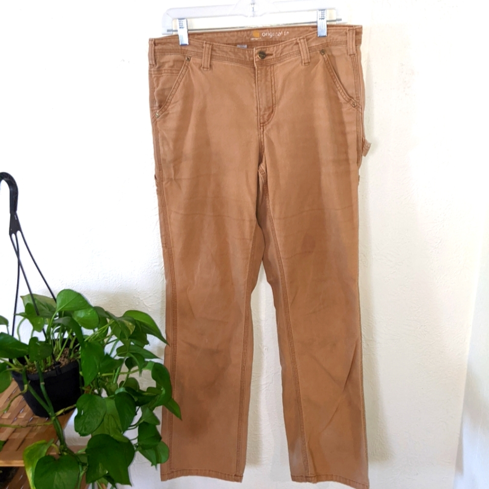 Tan Carhartt Carpenter Pants